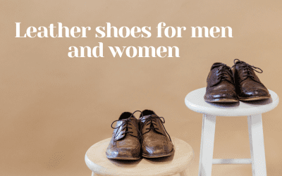 Leather shoes for men and women
